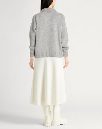 Woman Sweater Grey Size S Alpaca wool, Virgin Wool