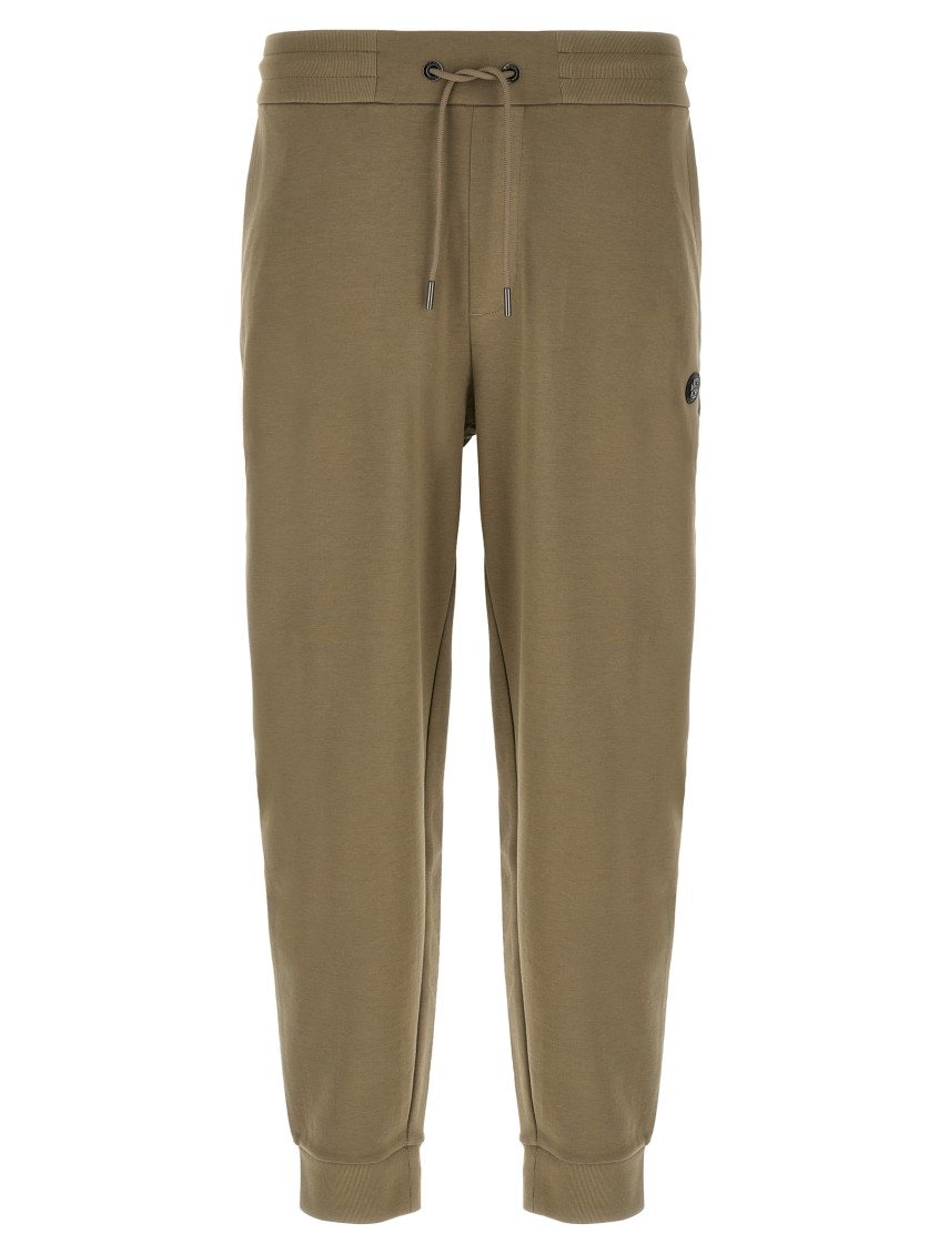 Beige Elastic Waist Jogger