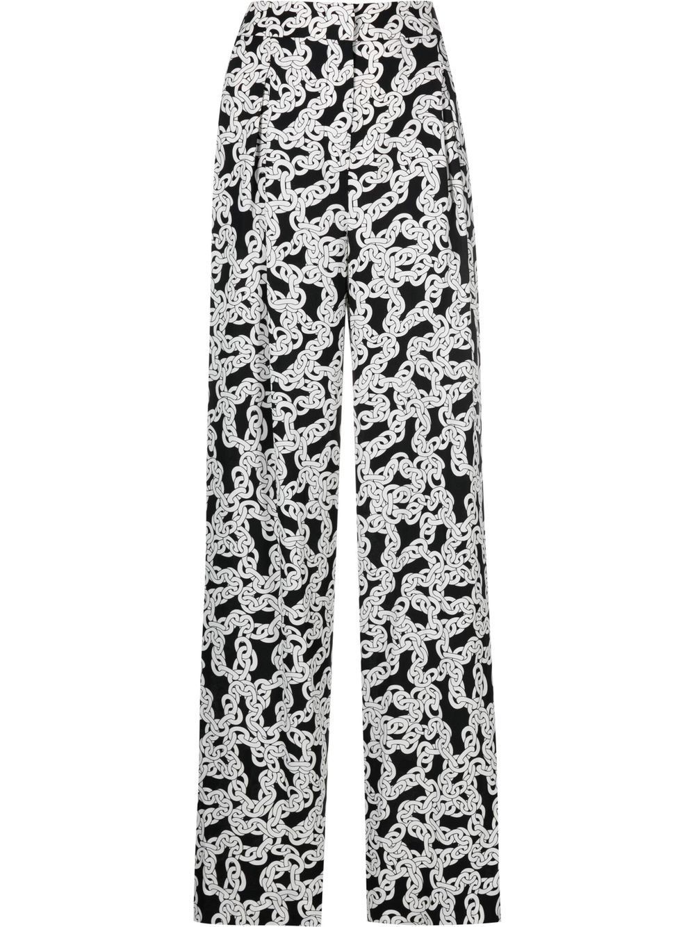 Brooklyn straight-leg trousers - Black