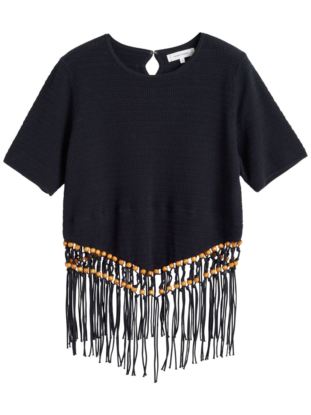 Chinti & Parker beaded blouse - Black