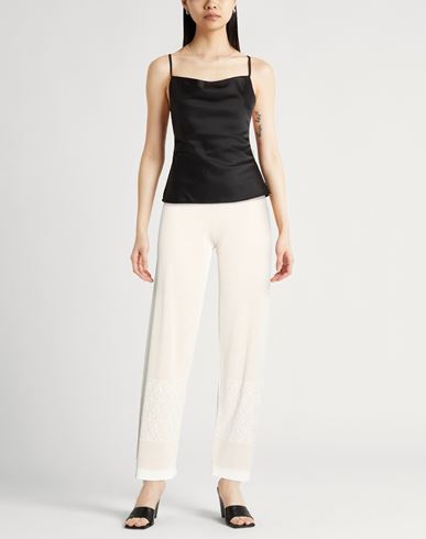 Woman Pants White Size S Viscose