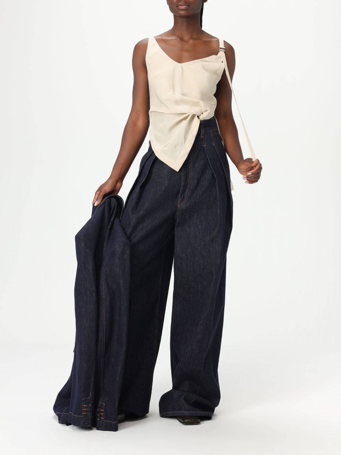 Top SPORTMAX Woman color Ivory