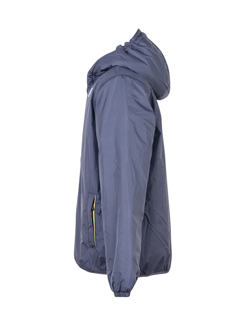 Kids Blue Solid Jacket