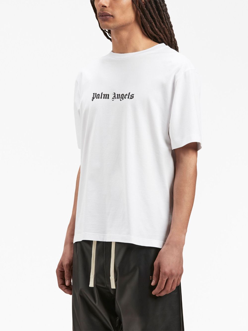 Logo-print crew-neck T-shirt - White