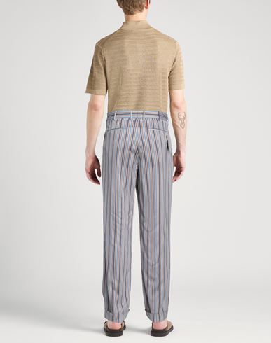 Man Pants Light blue Size 34 Viscose, Polyamide