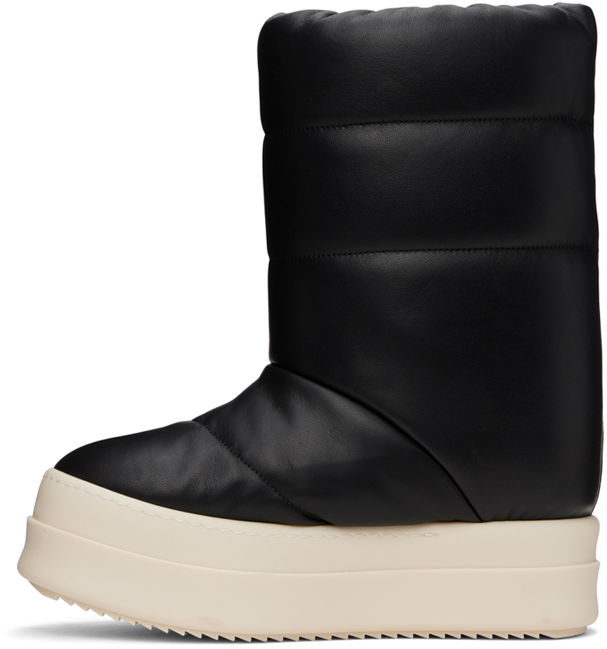 Rick Owens Black Porterville Mega Bumper Lunar Boots