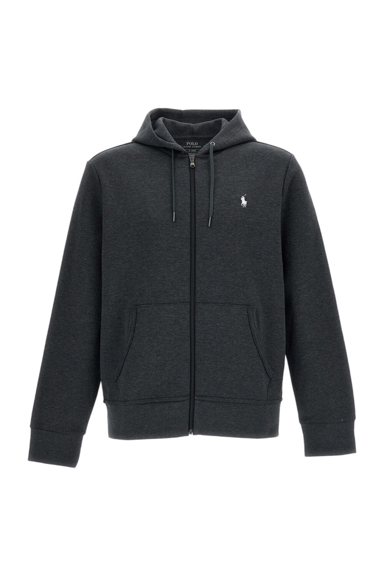 Dark Grey Zip Up Hoodie