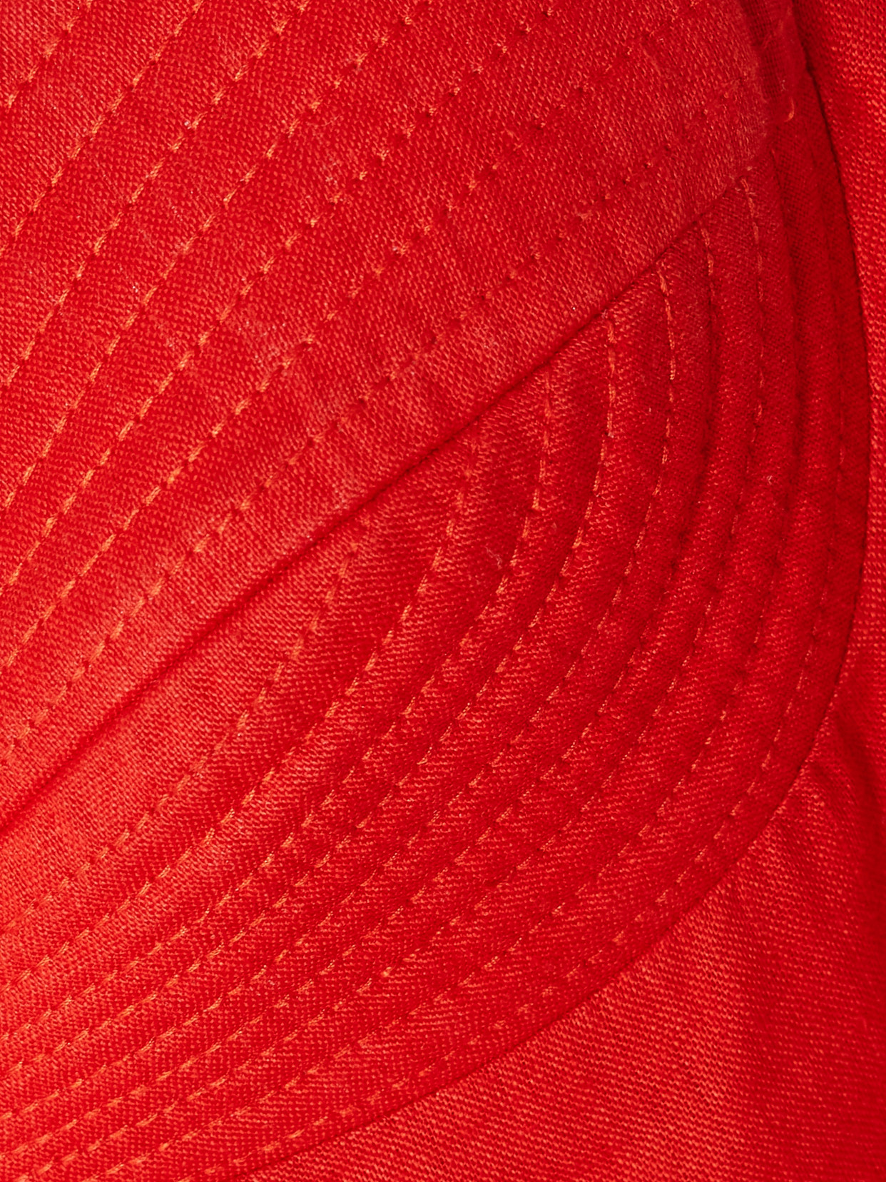 Ser Arte Appliquéd Linen Maxi Dress - Red
