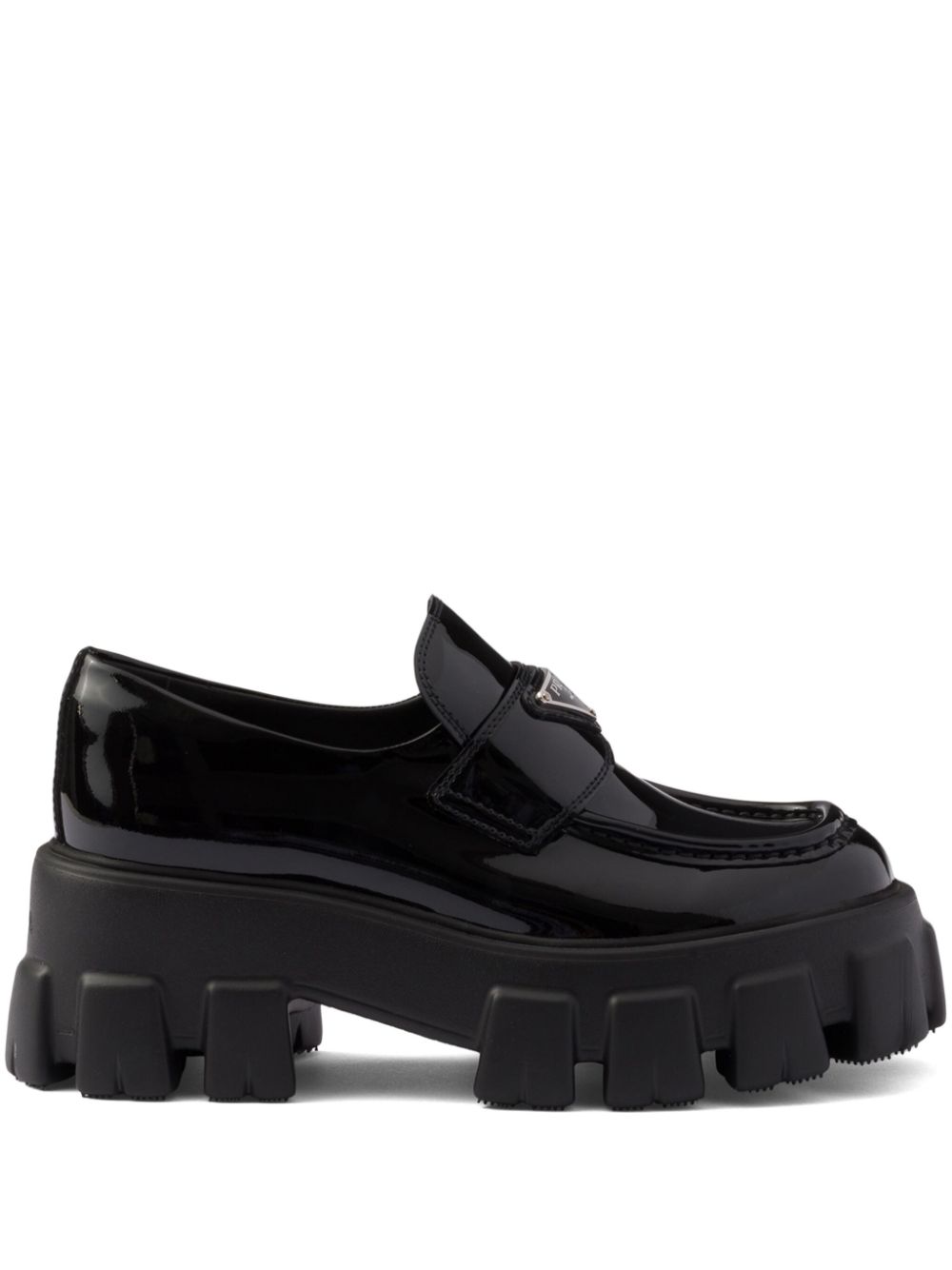 Monolith patent leather loafers - Black