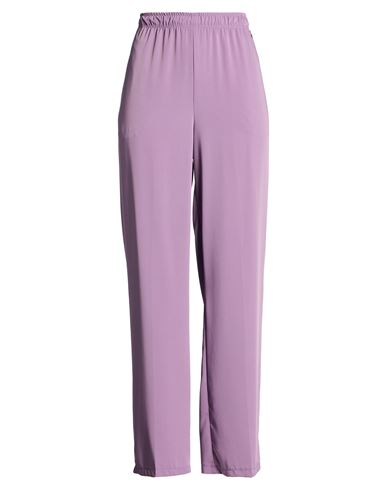 Woman Pants Mauve Size 10 Polyester, Elastane