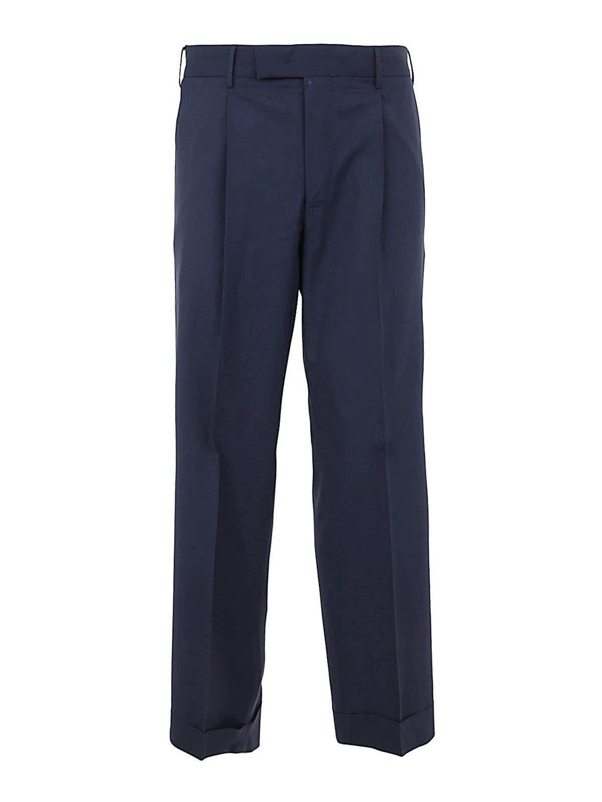 Stretched casual trousers