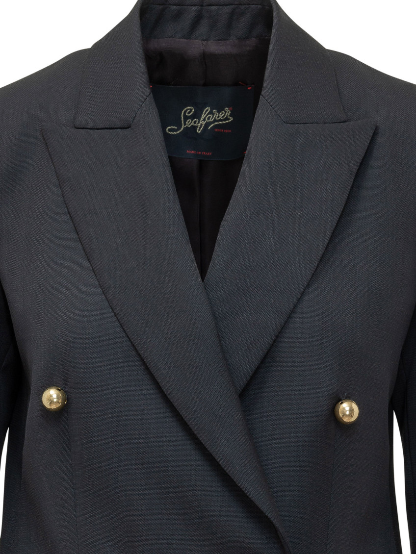 Jackets Blue Virgin Wool - Women