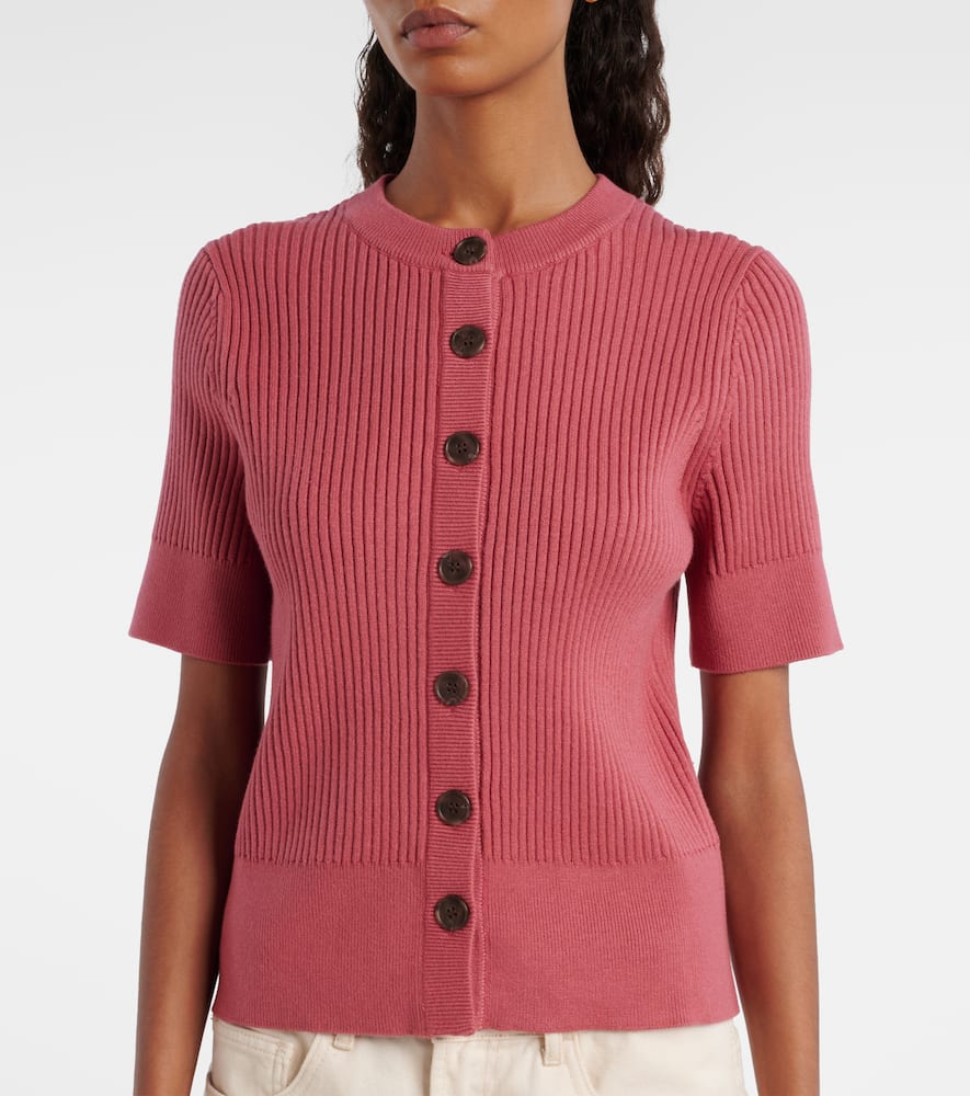 Micha ribbed-knit cardigan
