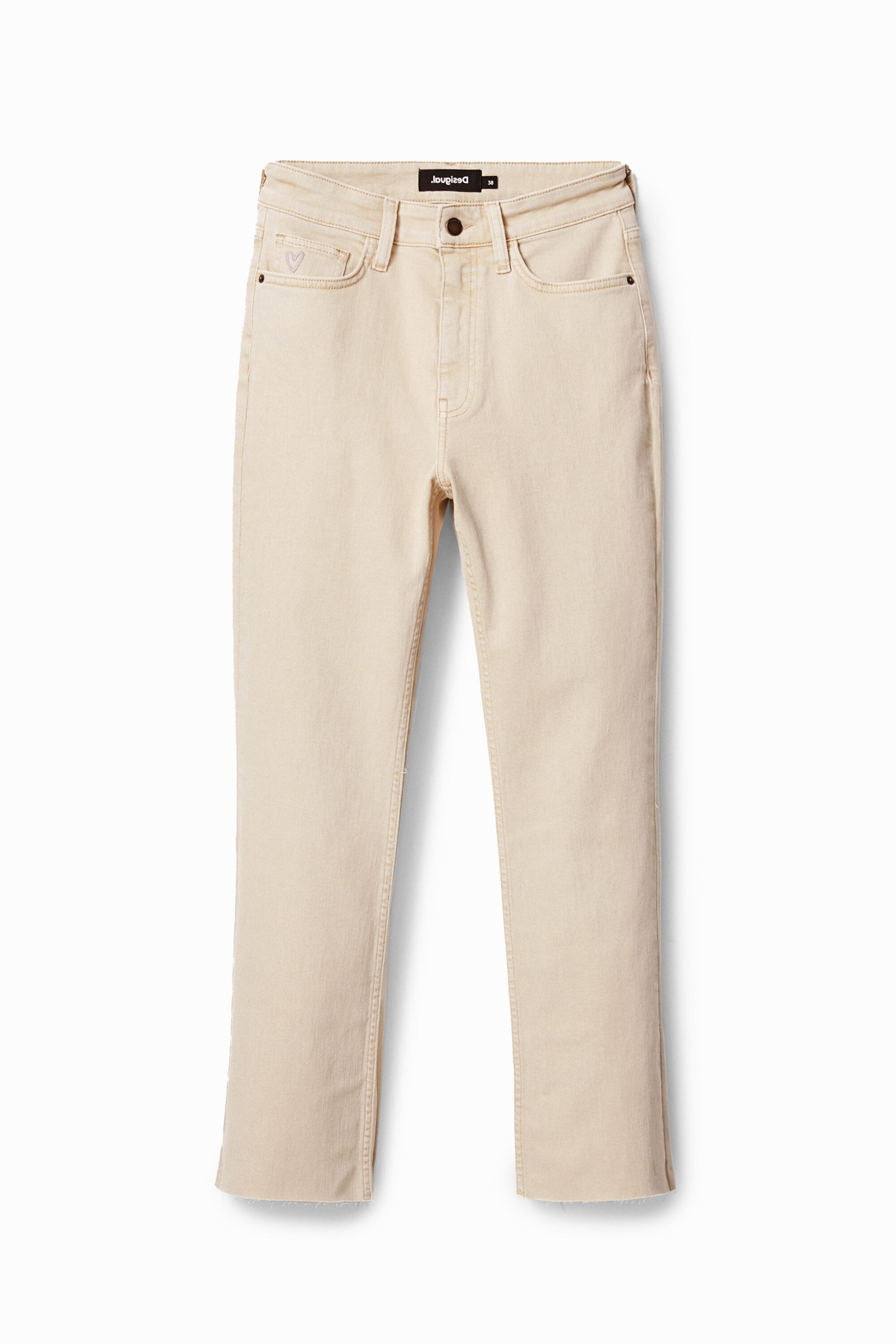 Flared cropped jeans