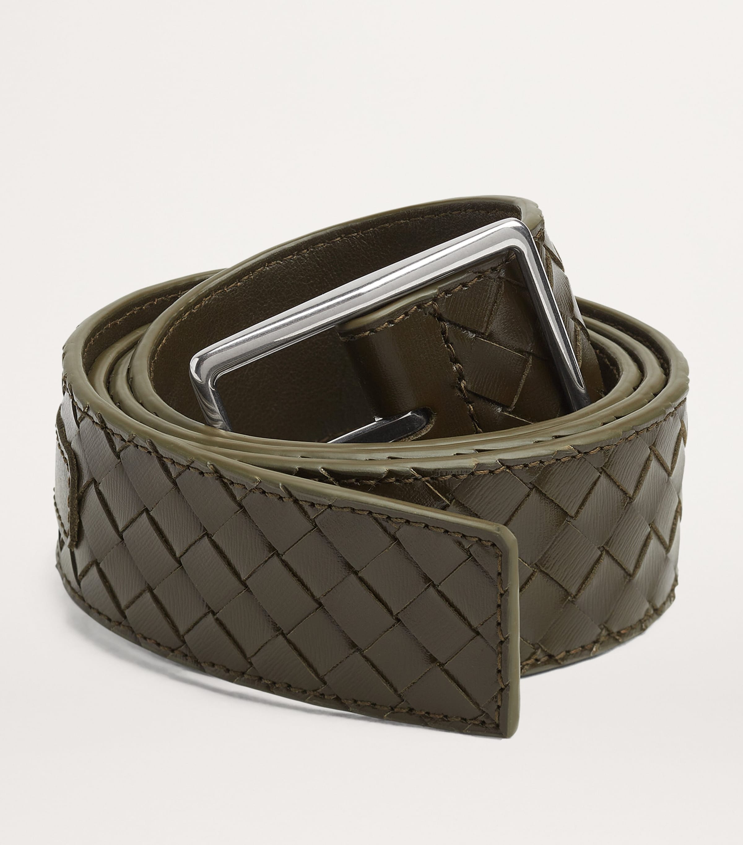 Leather Intrecciato Piccolo Belt