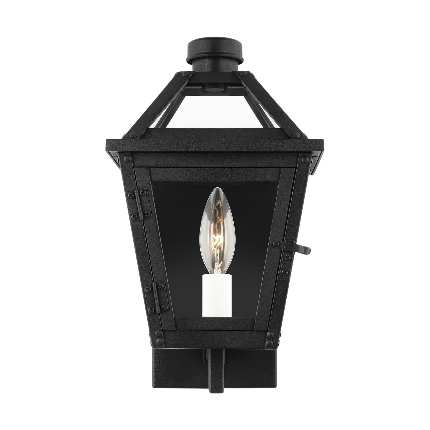 Visual Comfort Studio Hyannis Outdoor Wall Light in Textured Black by Chapman & Myer