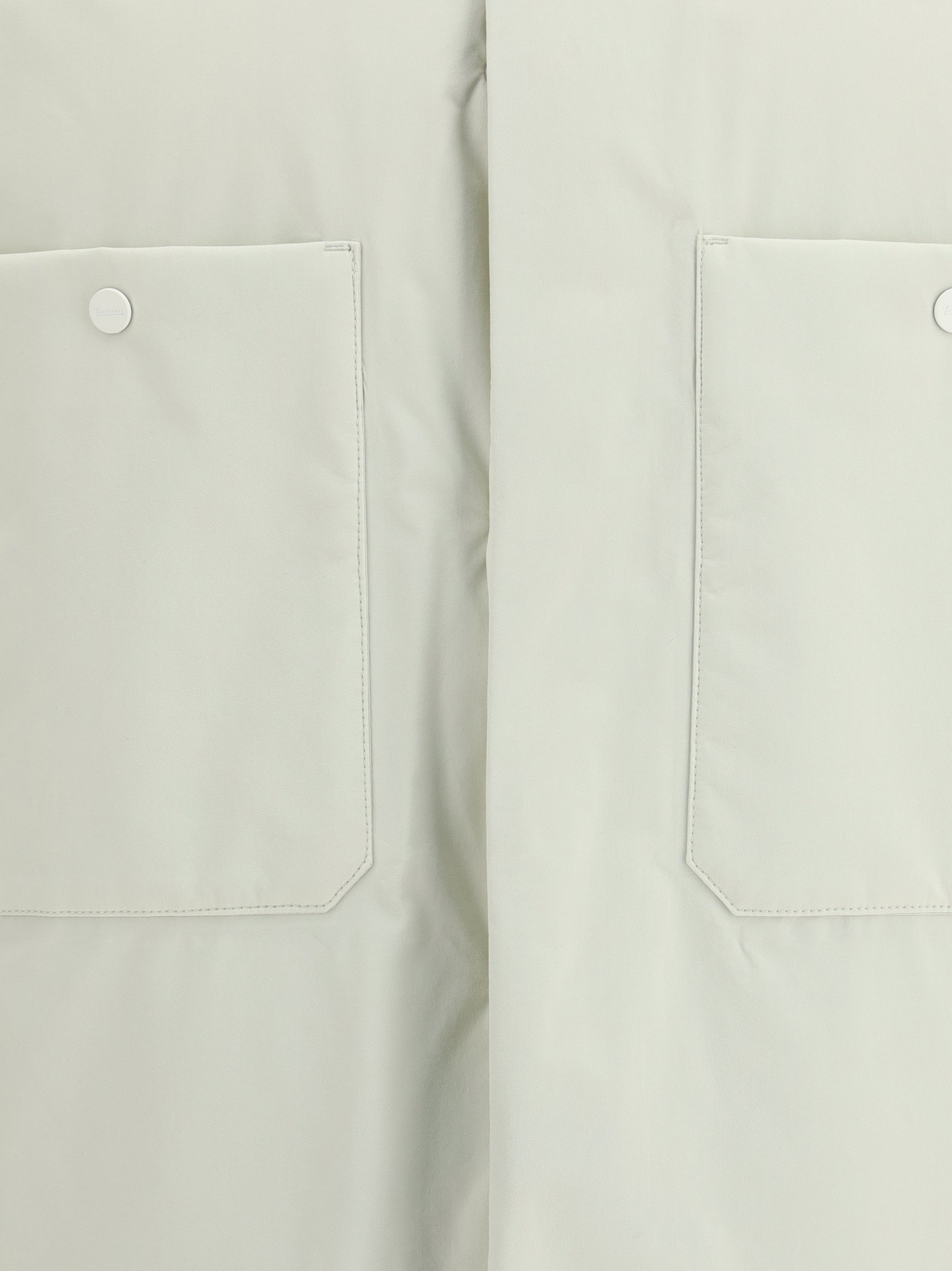 Quilted Nylon Padded Jacket — White