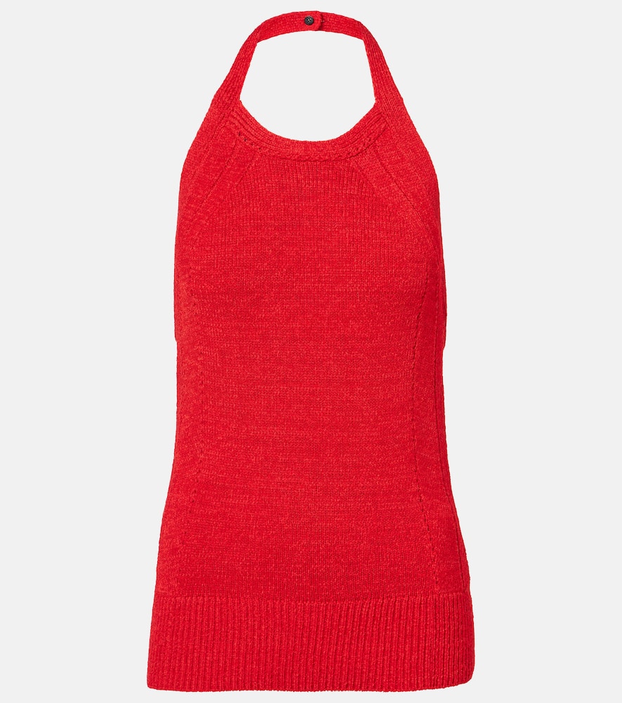 Leona knitted halterneck top