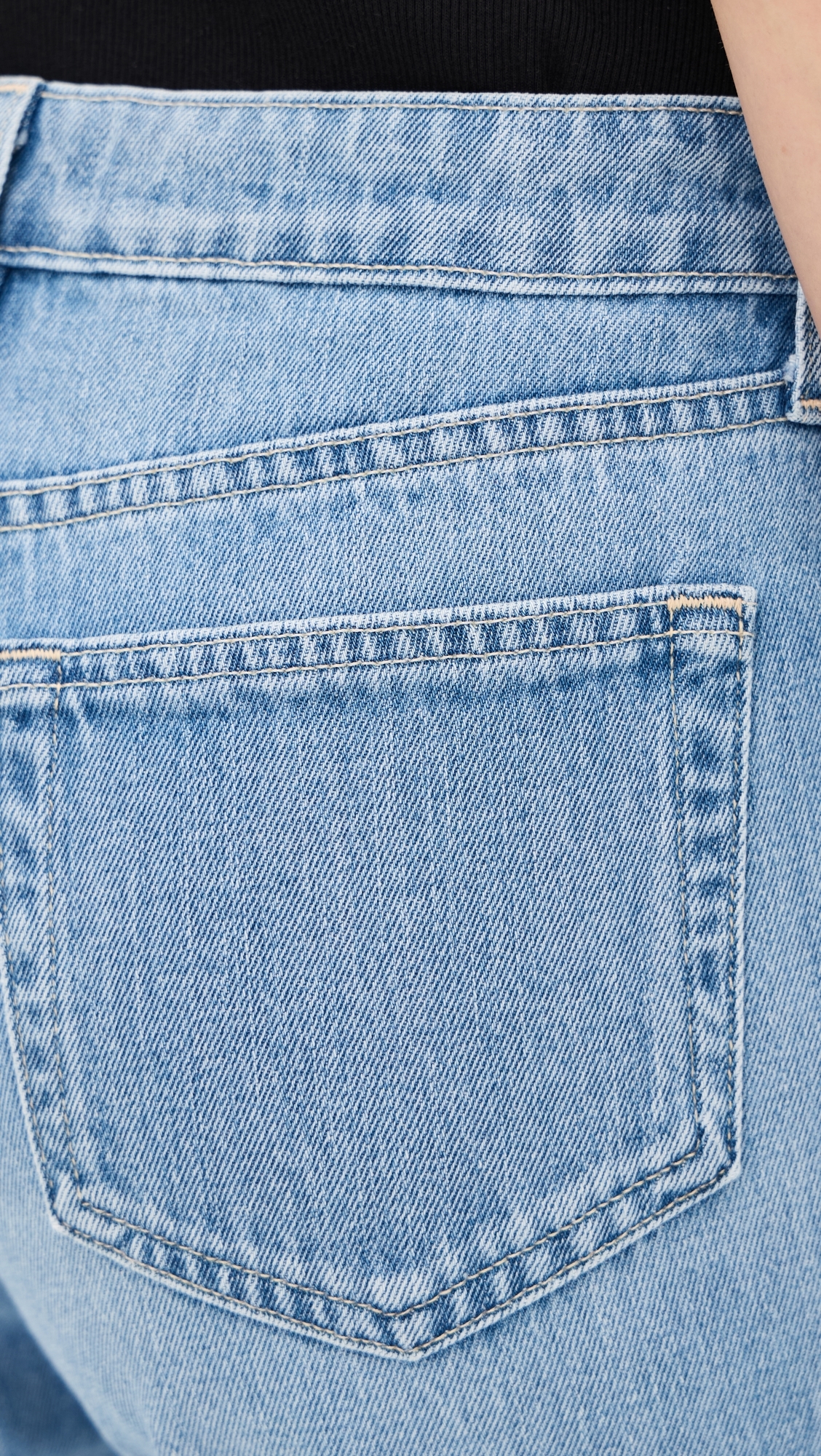 Thalina Slouchy Straight Jeans Bellflower