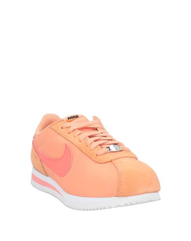 Man Sneakers Salmon pink Size 6 Textile fibers, Leather