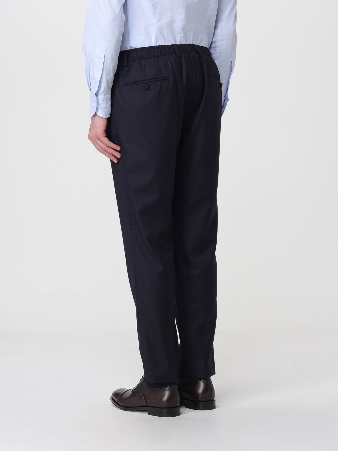 Pants Men color Blue