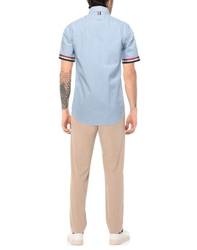 Man Shirt Azure Size 0 Cotton
