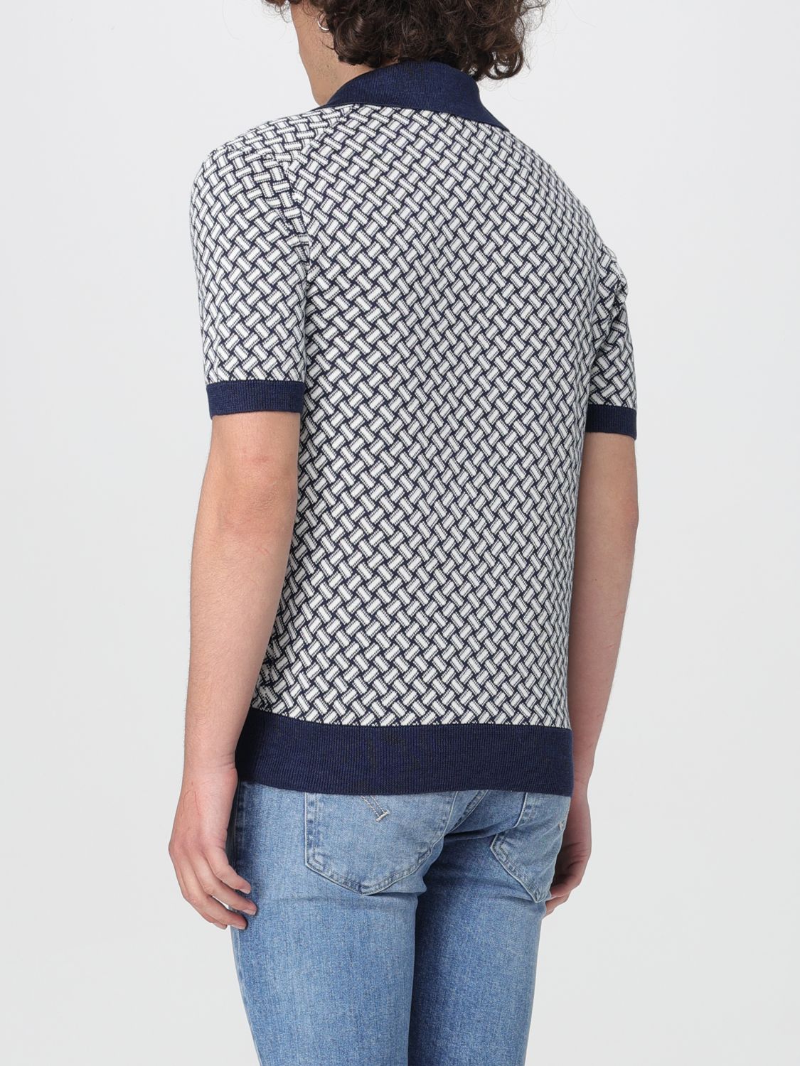 Polo Shirt Men color Blue