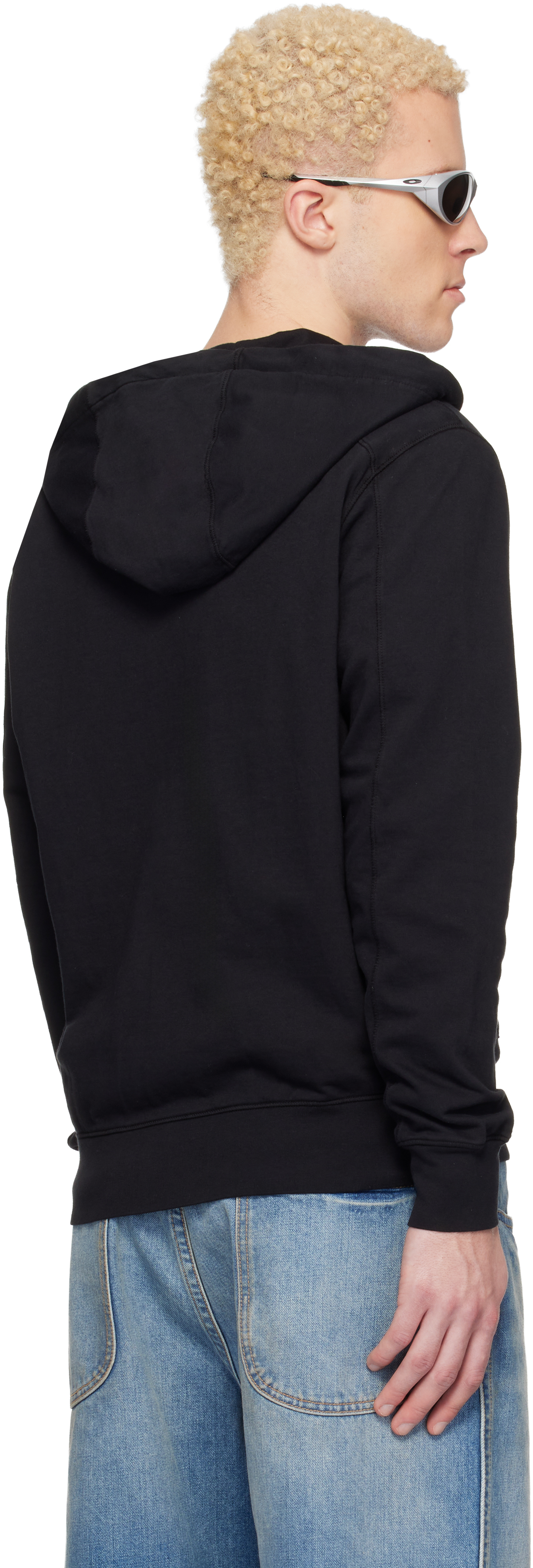 Black Light Fleece Zip Lens Hoodie