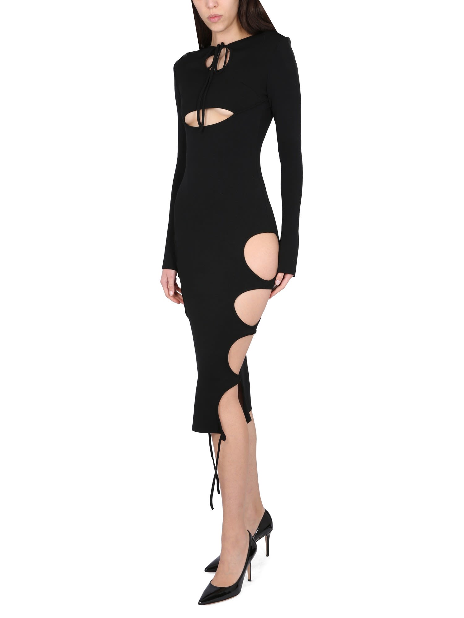 ANDREĀDAMO Dress With Cut-out Details