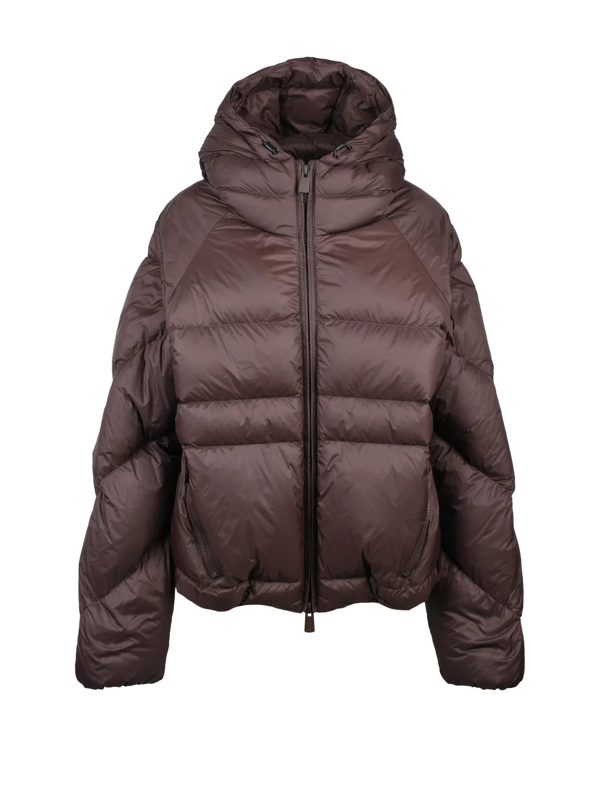 Brown Polyamide Owl Down Jacket