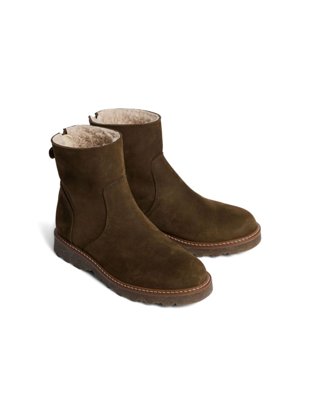 Round-toe boots - Green