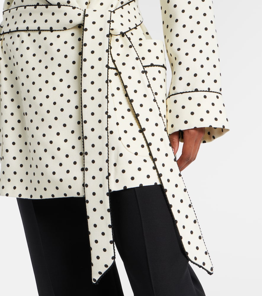 Plus De Pois belted jacket