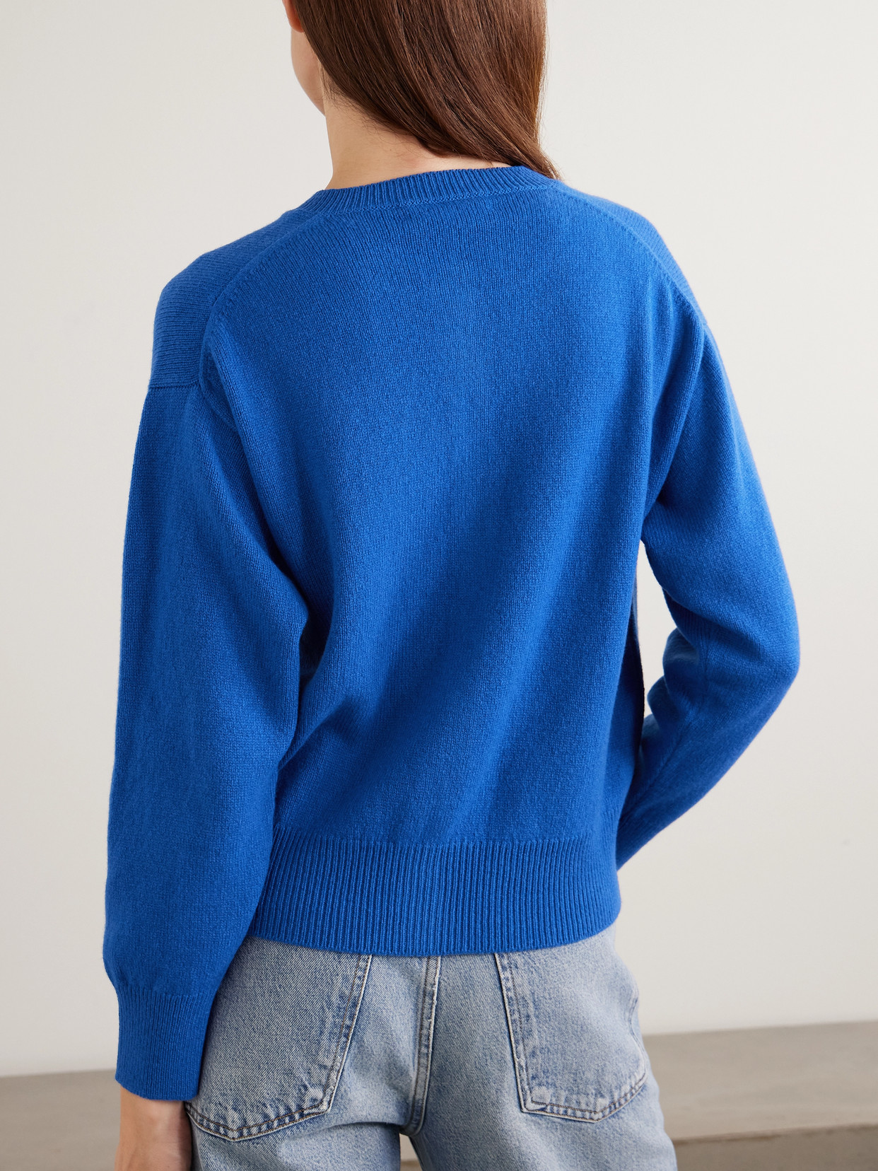 &Wool Cardigan - Blue