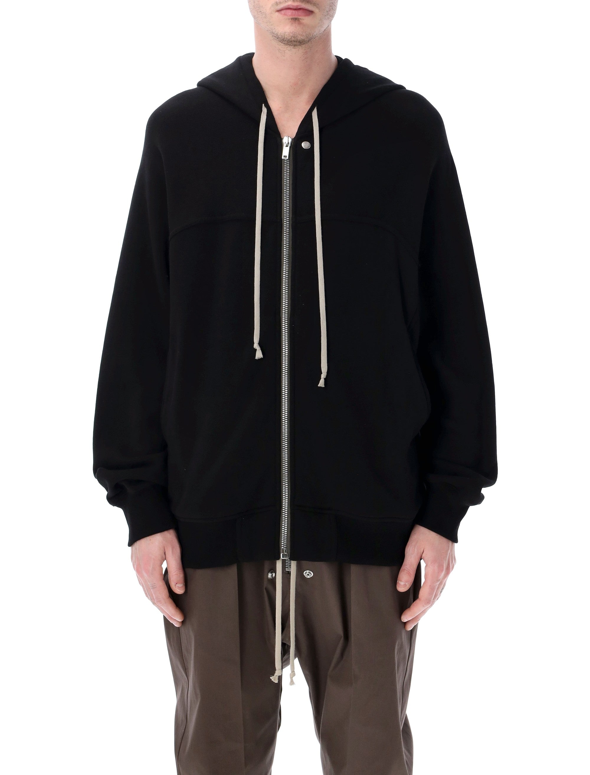 Zip-up Cotton Hoodie