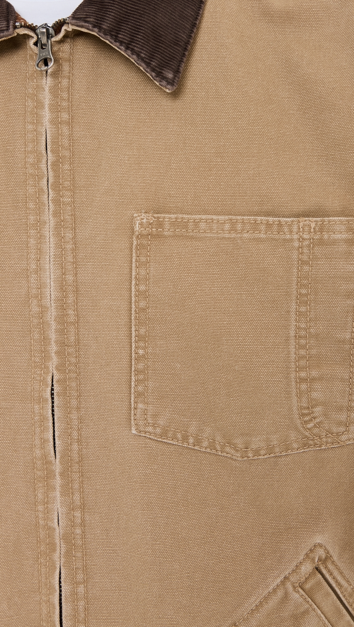 Full Zip Mechanics Trucker Jacket Scary Tiger's Eye 