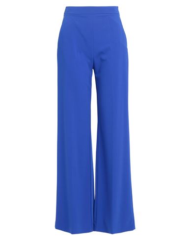 Patrizia Pepe Woman Pants Bright blue Size 10 Polyester, Elastane