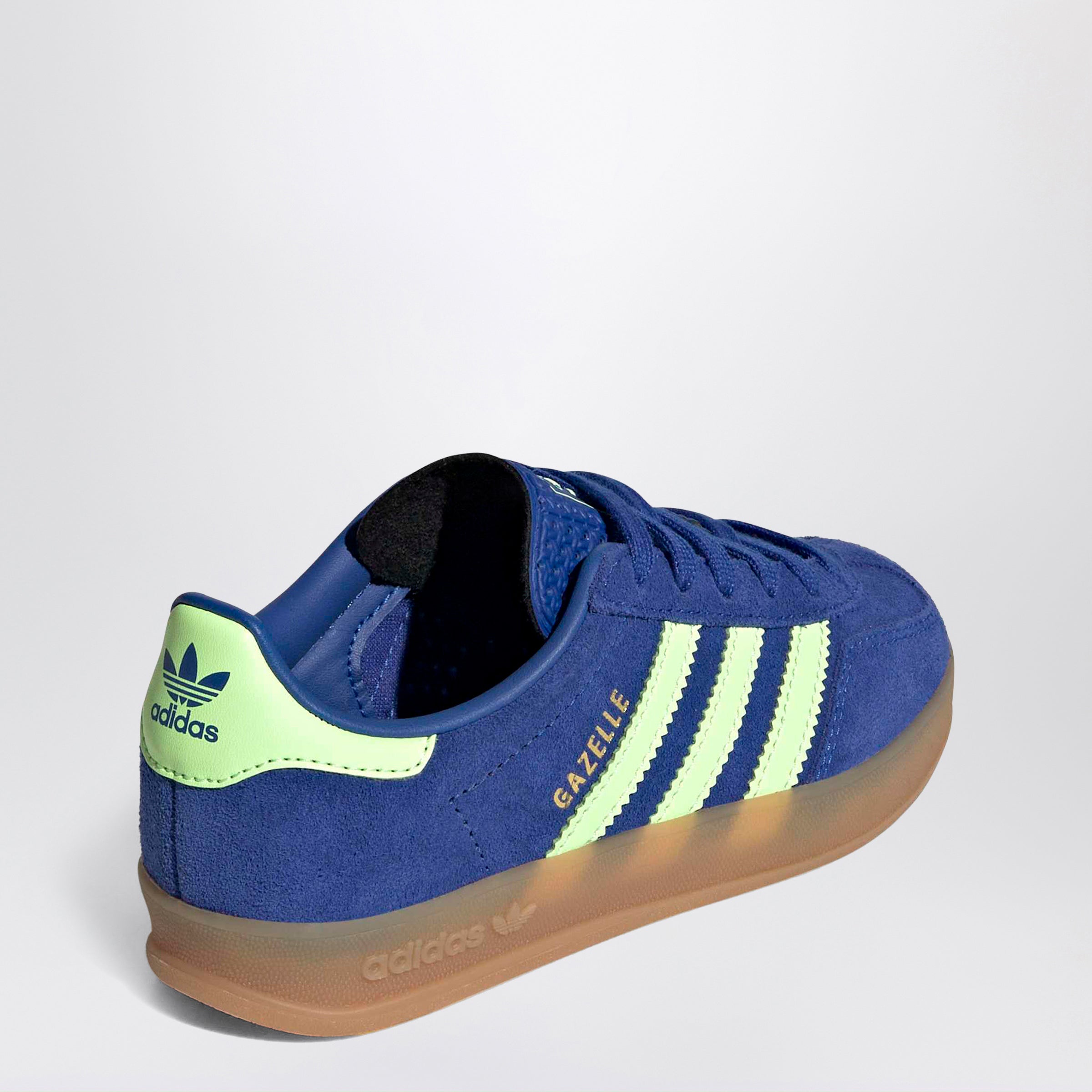 Gazelle sneakers in Royal Blue/Green Spark