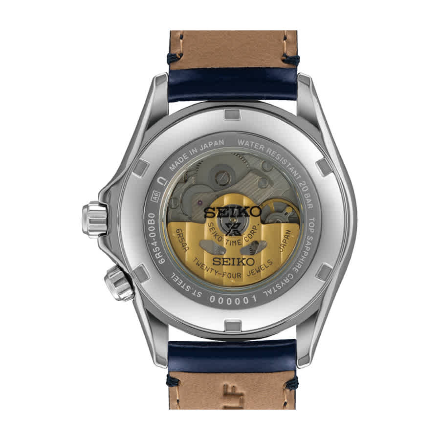 Prospex Luxe Alpinist GMT Automatic Blue Dial Mens Watch SPB377