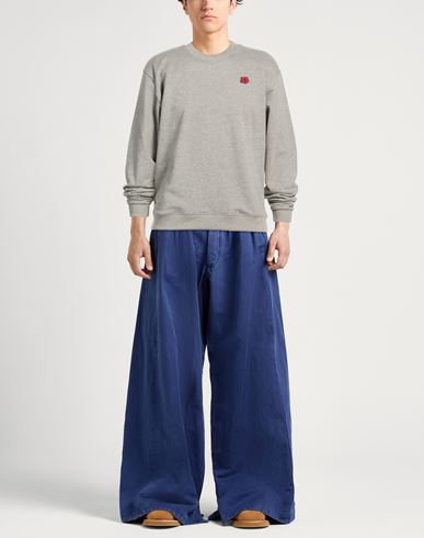 Man Sweatshirt Grey Size XL Cotton, Elastane