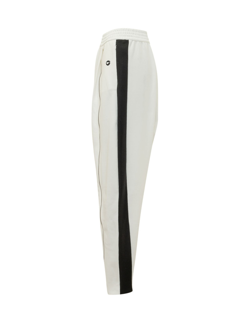 White Relaxed Drawstring Pants