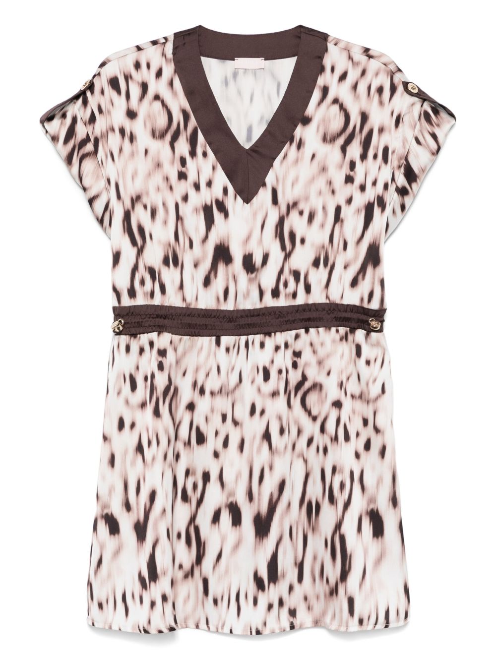 LIU JO printed mini dress - Neutrals