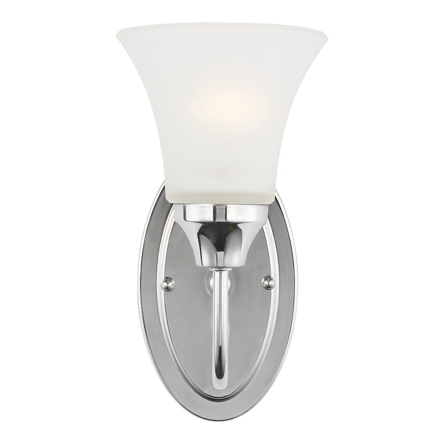 Holman 1-Light Bathroom Vanity Light Sconce in Chrome