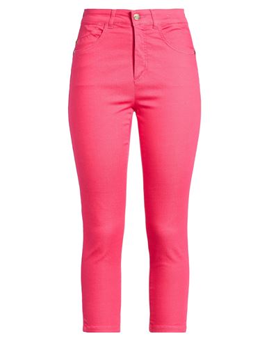 Woman Pants Garnet Size 6 Cotton, Polyamide, Elastane