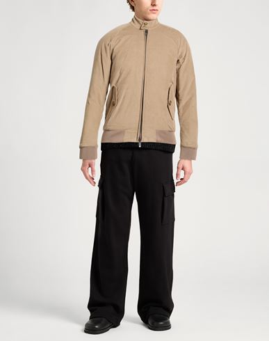 Man Jacket Khaki Size 38 Cotton