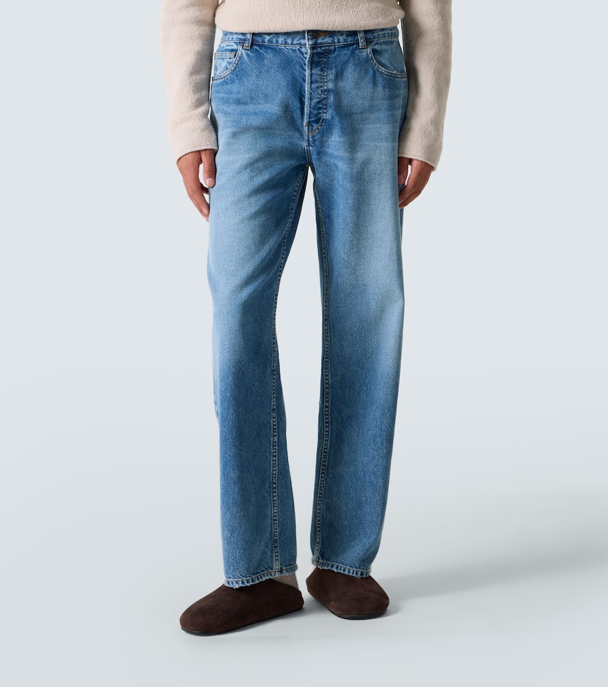 Ross mid-rise wide-leg jeans