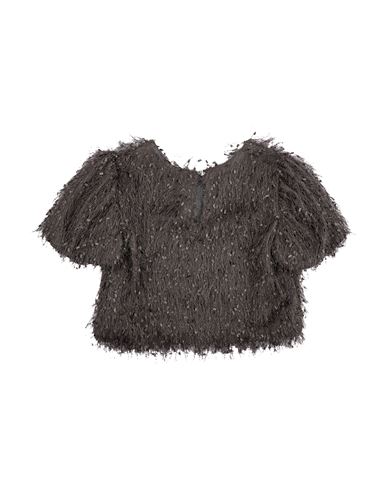 Kid Girl Top Charcoal Size 12 Polyester, Polyamide