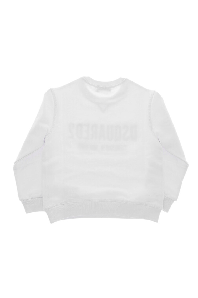 Boys White Regular Sweatshirt