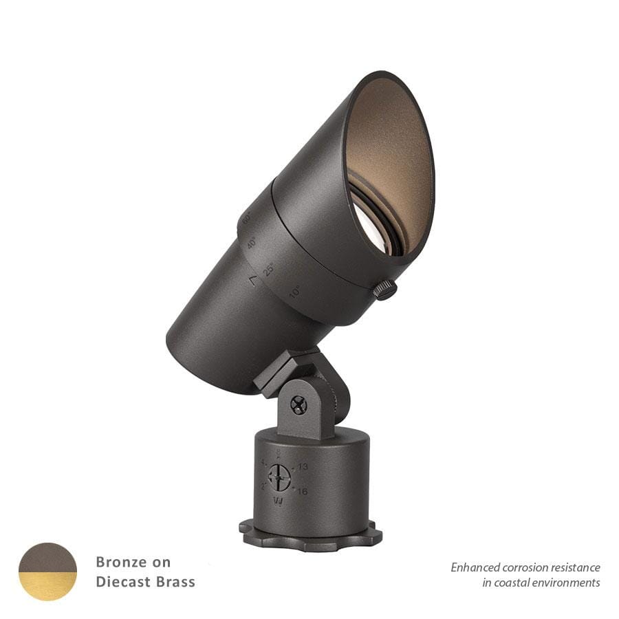 WAC LED 12V Exterior Accent Light in Bronzed Brass - 5011-27BBR