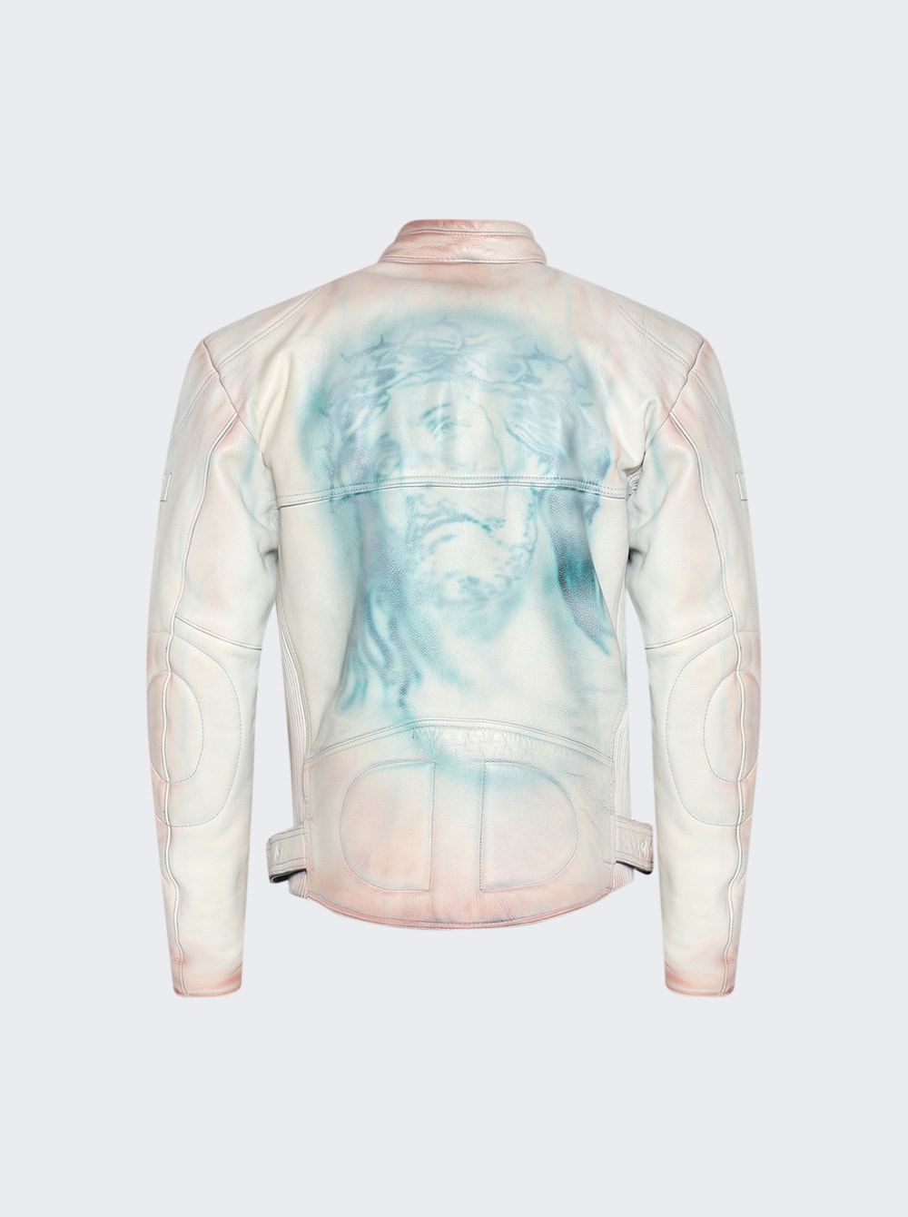 Skin Leather Jacket White