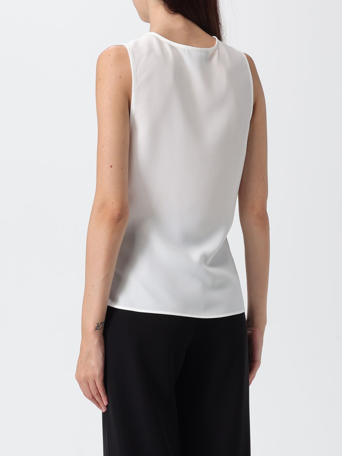 Top Woman color Yellow Cream